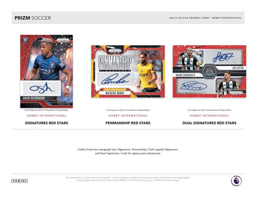 2024-25 Prizm Premier League Hobby International - Sports Cards Norge