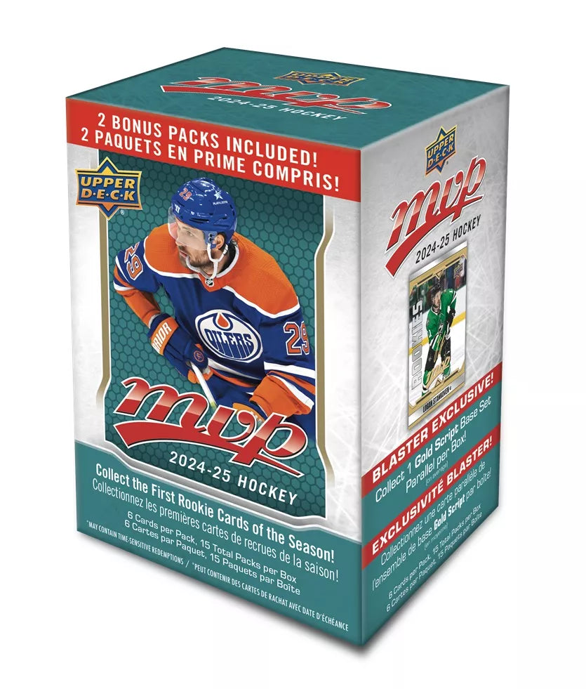 2024-25 Upper Deck NHL MVP Blaster Box - Sports Cards Norge