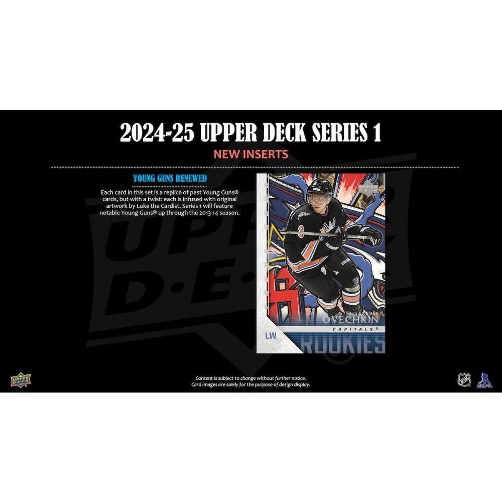 2024-25 Upper Deck NHL Series 1 Blaster Box