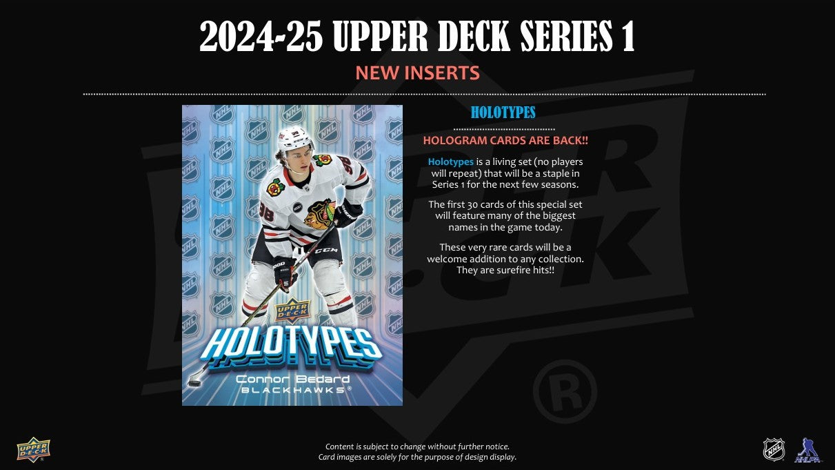 2024-25 Upper Deck NHL Series 1 Hobby - Sports Cards Norge