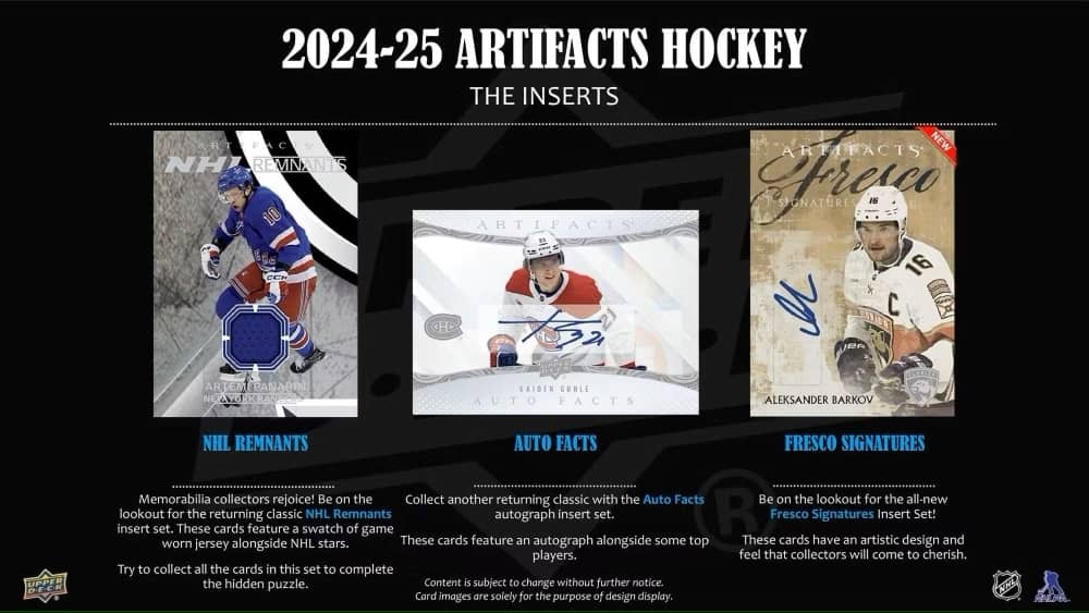 2024-25 Upper Deck NHL Artifacts Blaster - Sports Cards Norge