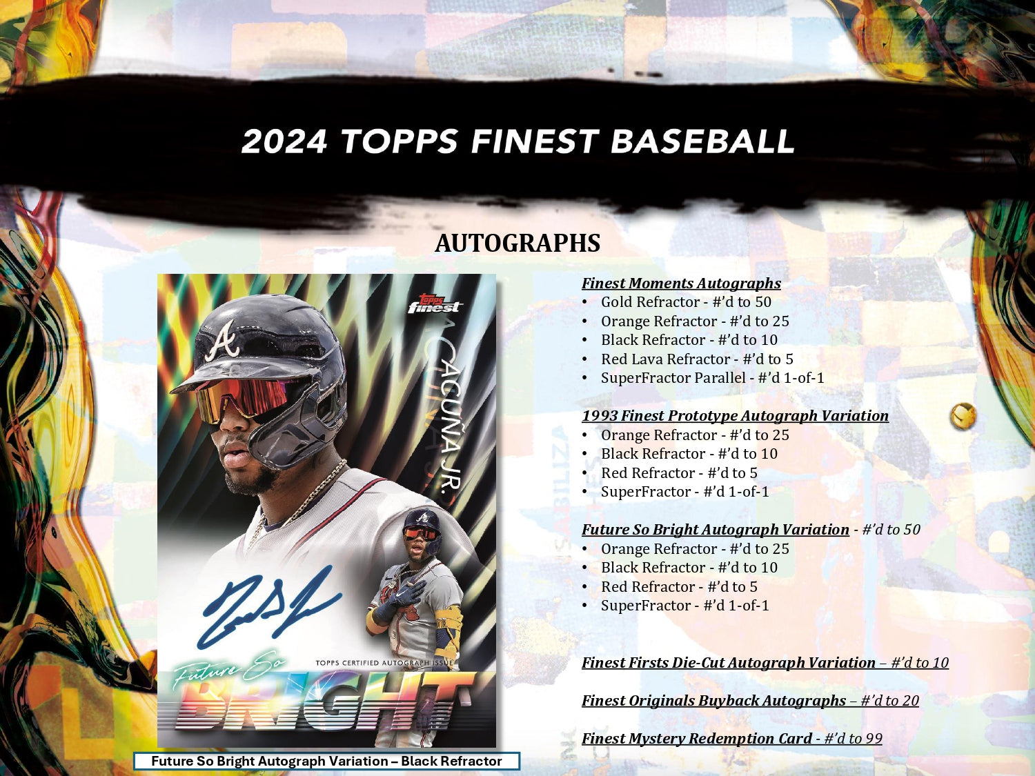 2024 Topps Finest Baseball Hobby - Sports Cards Norge