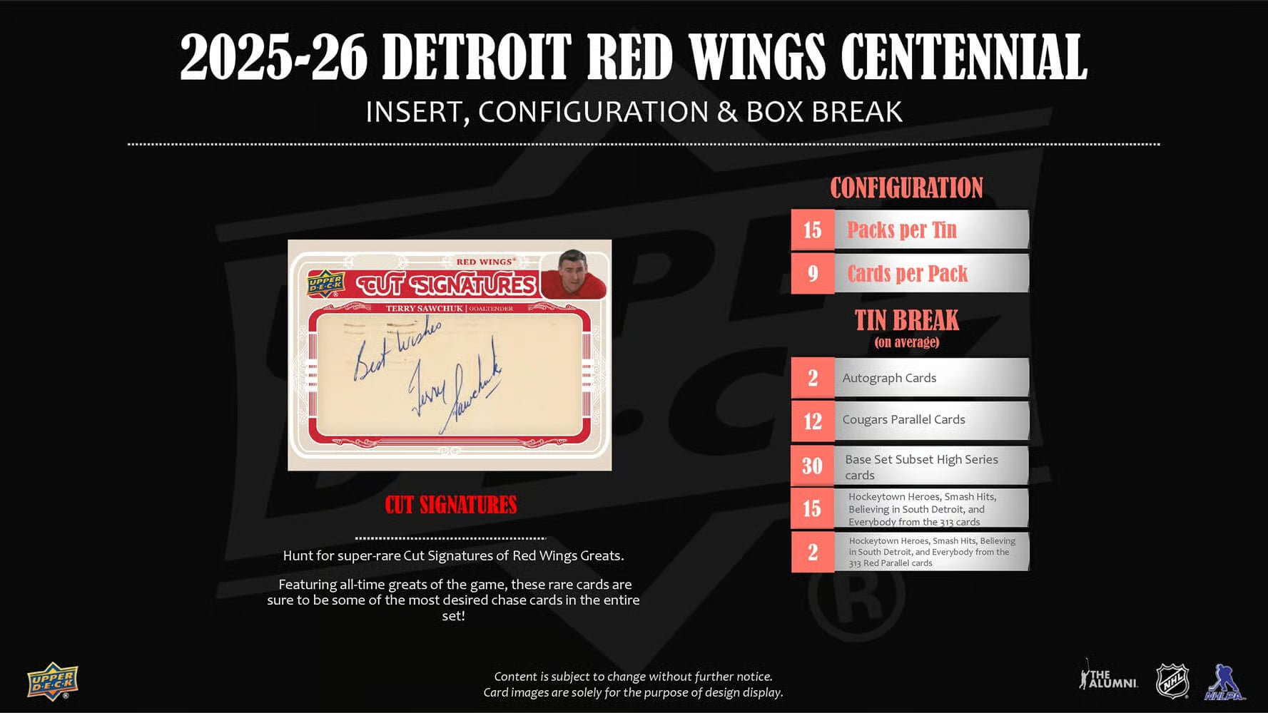 2025-26 Upper Deck NHL Detroit Red Wings Centennial Hobby - Sports Cards Norge