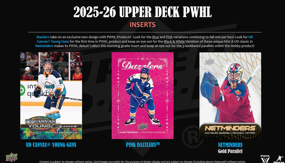 2025-26 Upper Deck PWHL Hobby