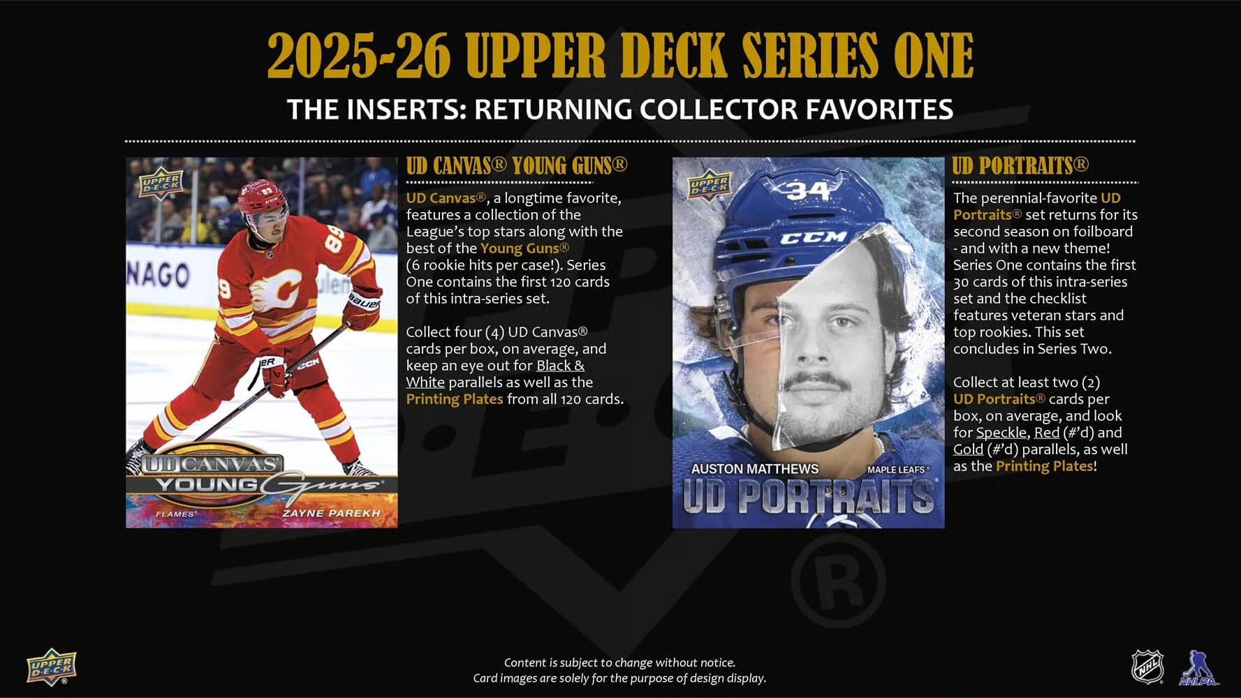 2025-26 Upper Deck NHL Series 1 Hobby - Sports Cards Norge