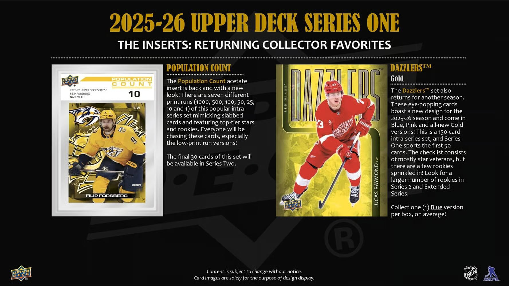 2025-26 Upper Deck NHL Series 1 Hobby - Sports Cards Norge