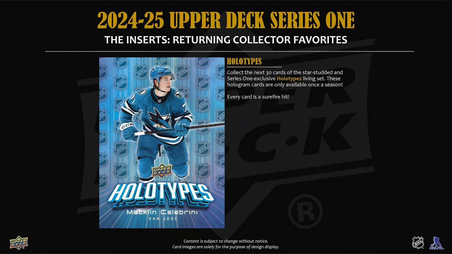 2025-26 Upper Deck NHL Series 1 Hobby - Sports Cards Norge