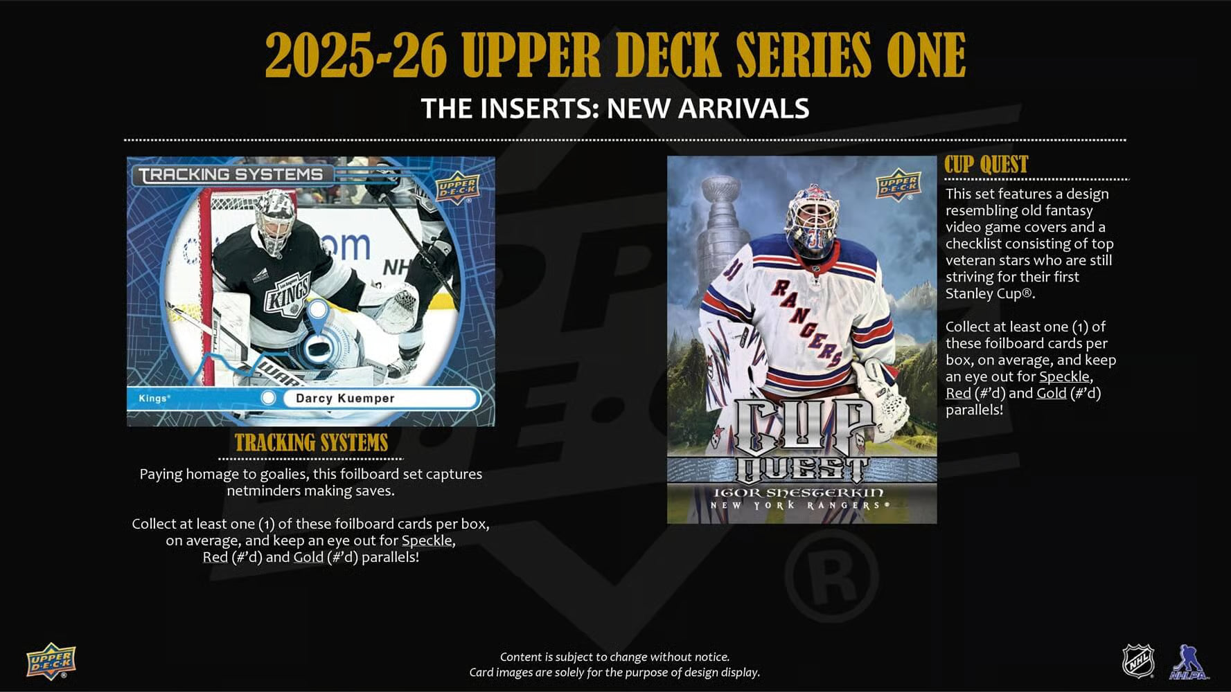 2025-26 Upper Deck NHL Series 1 Hobby - Sports Cards Norge