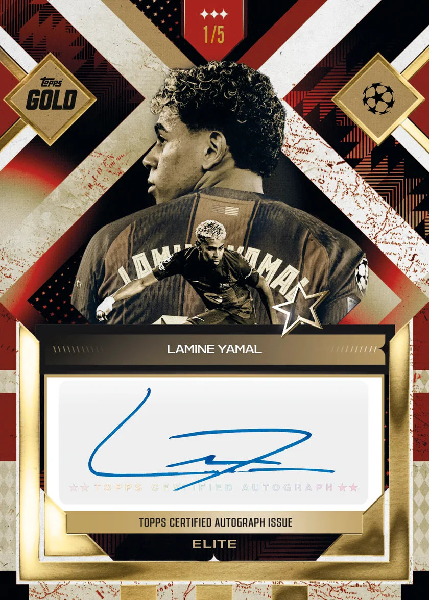 2025-26 Topps UEFA Club Competitions Gold