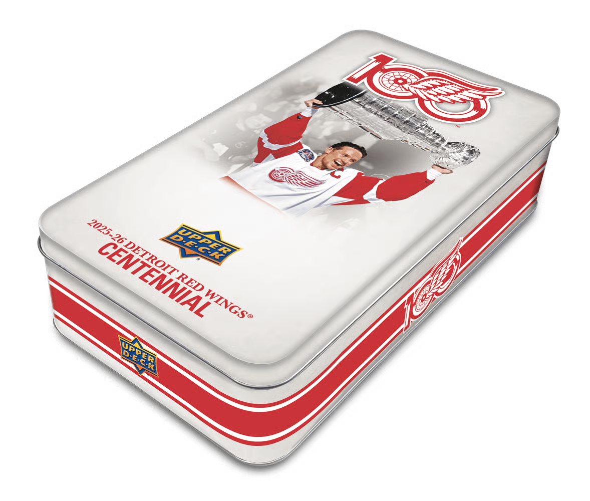 2025-26 Upper Deck NHL Detroit Red Wings Centennial Hobby - Sports Cards Norge