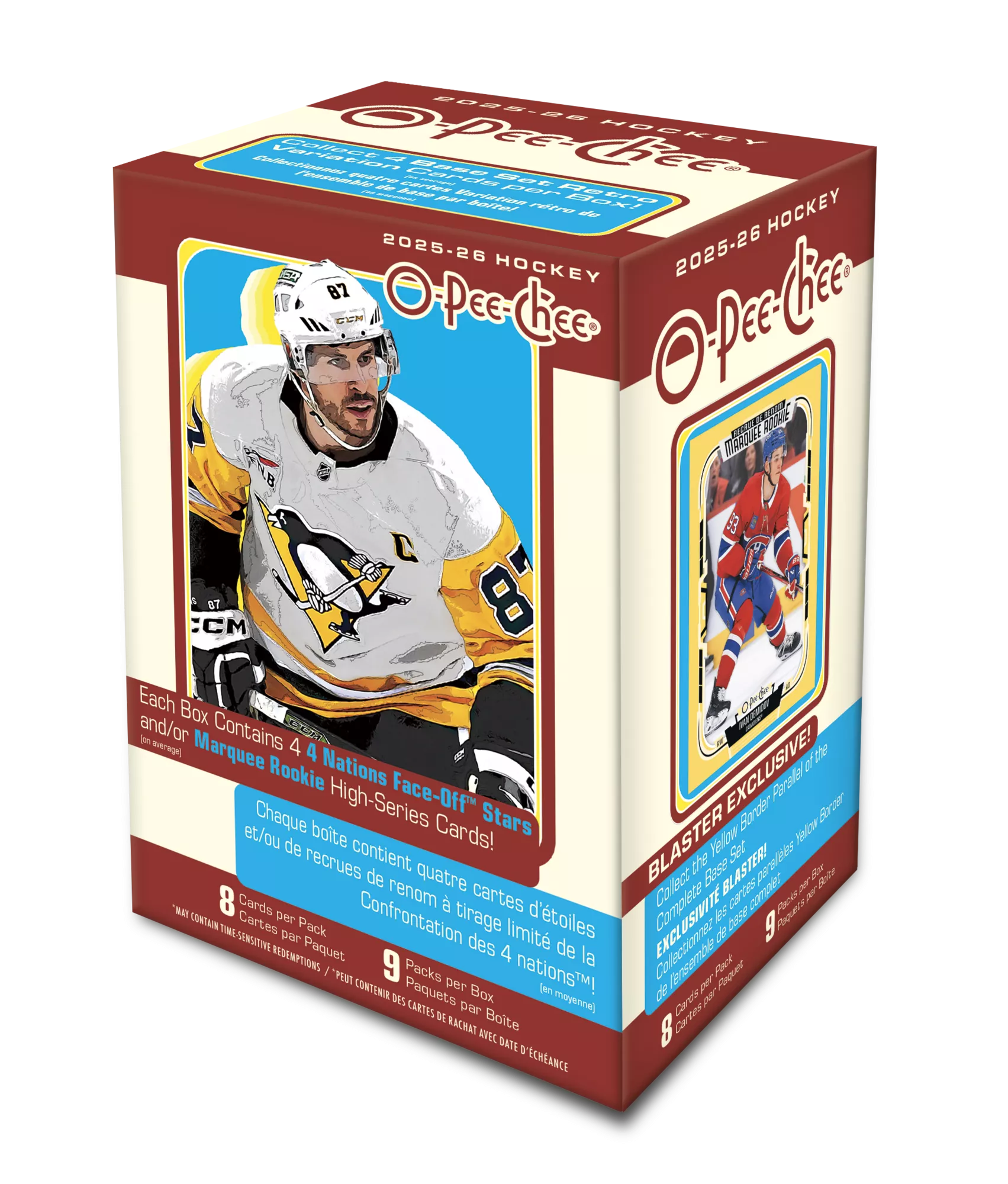 2025-26 Upper Deck NHL O-Pee-Chee Blaster Box - Sports Cards Norge