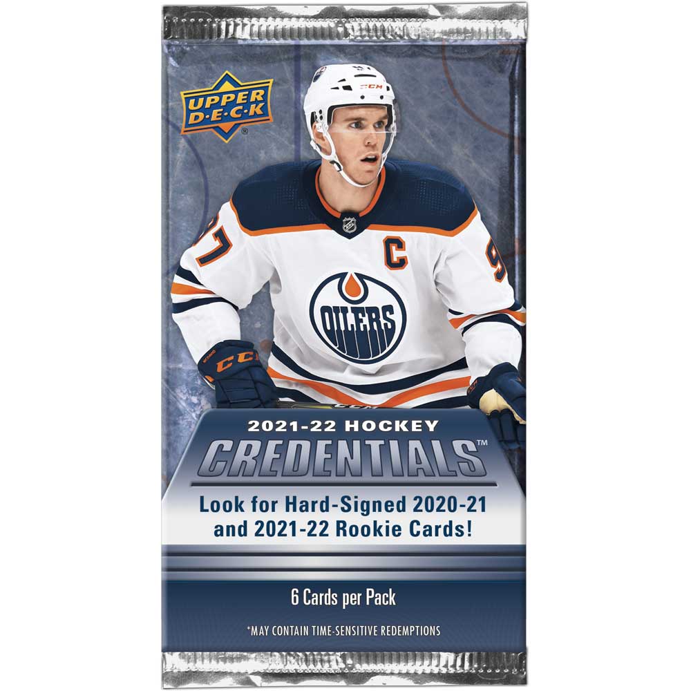 2021-22 Upper Deck NHL Credentials Hobby - Sports Cards Norge