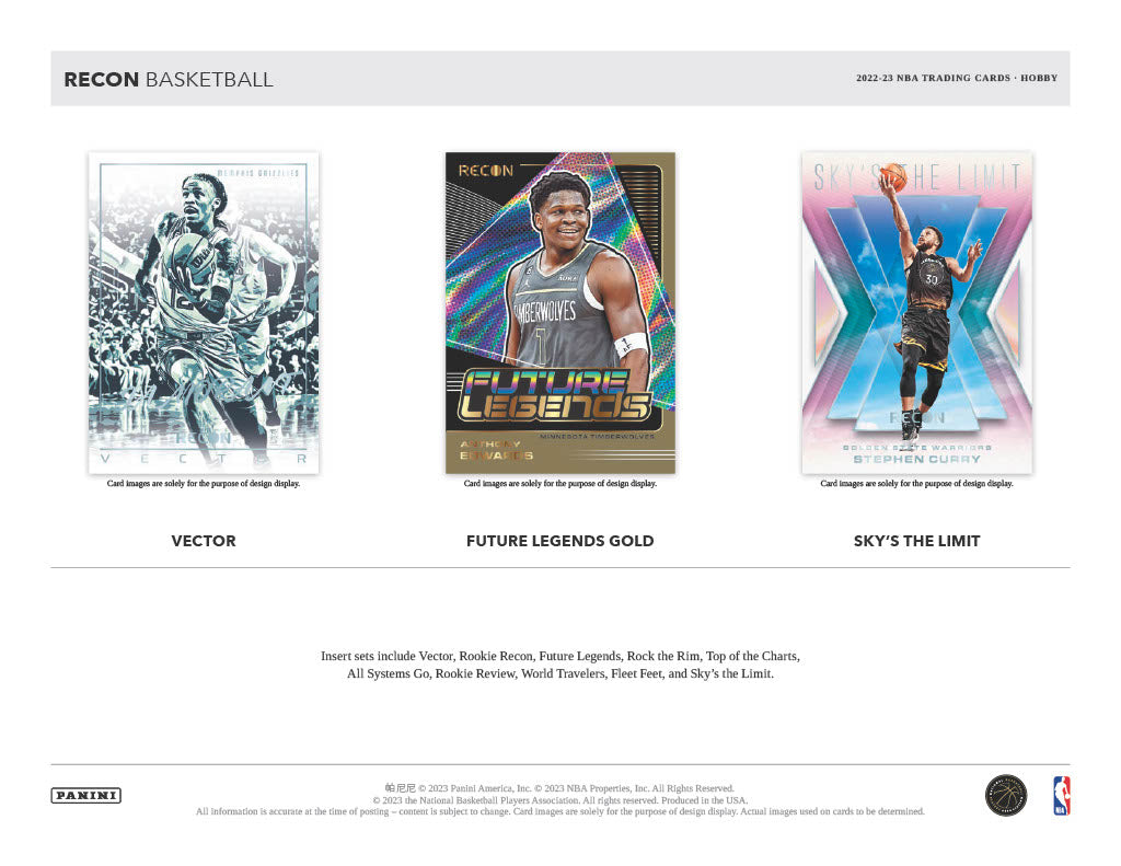 2022-23 Panini Recon Basketball Hobby - Sports Cards Norge