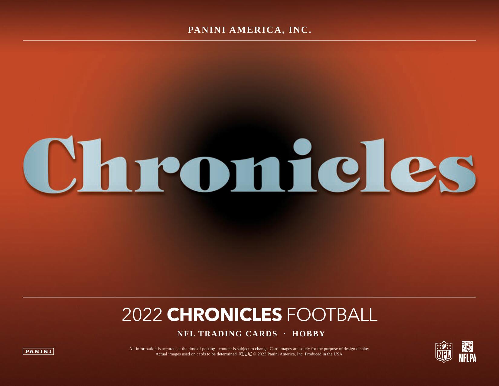 2022 Panini Chronicles Football Hobby - Sports Cards Norge