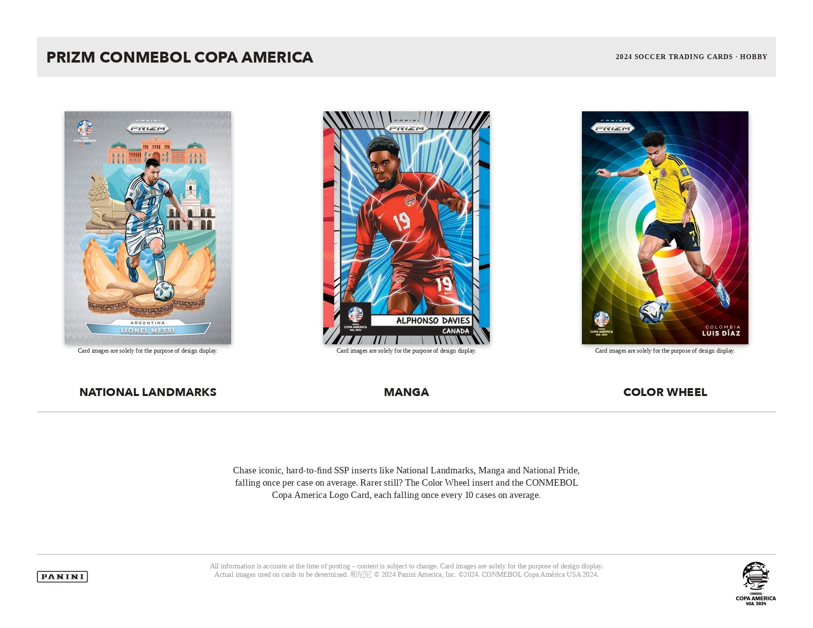 2023-24 Prizm COPA America Soccer Hobby - Sports Cards Norge