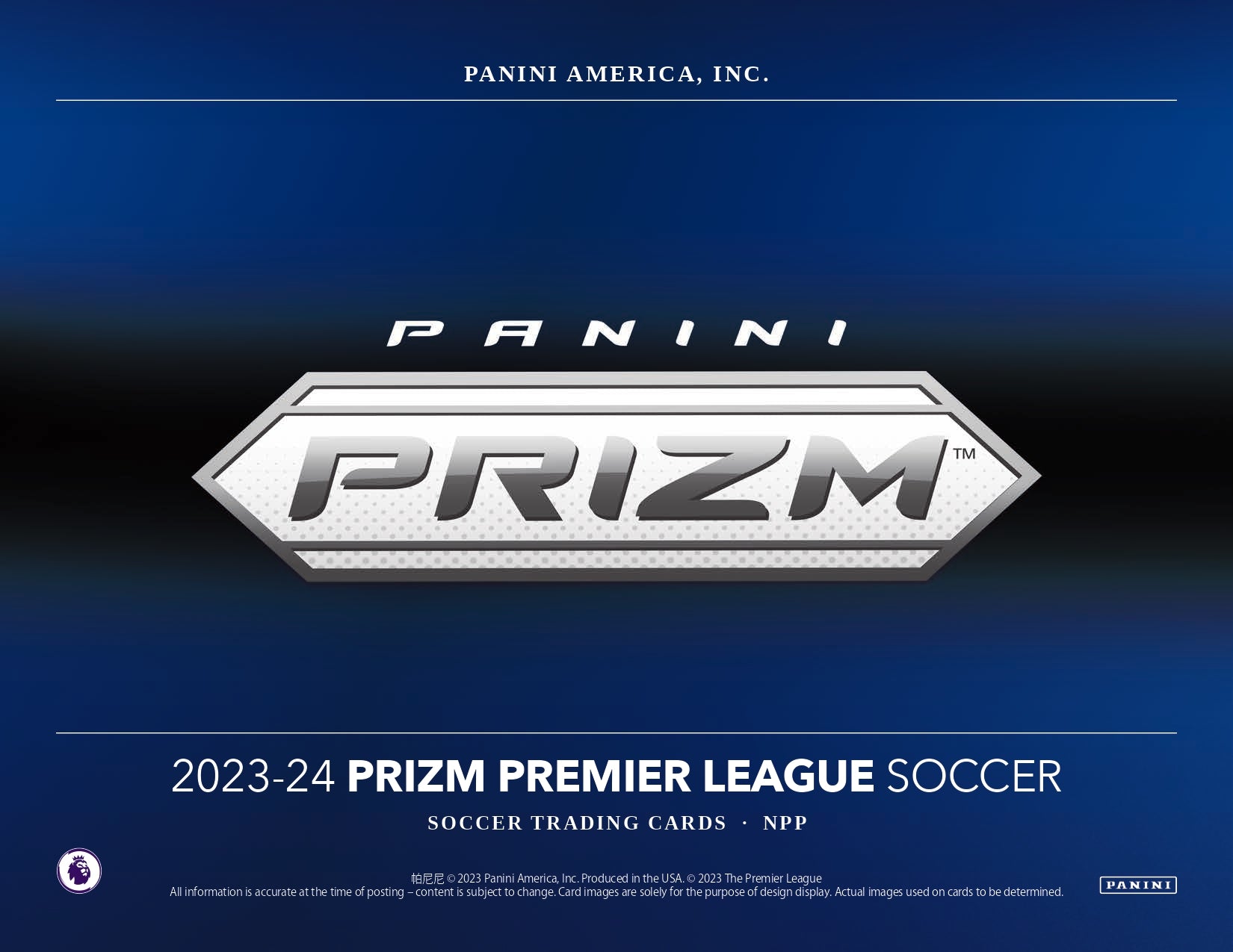 2023-24 Panini Prizm Premier League Soccer Blaster - Sports Cards Norge