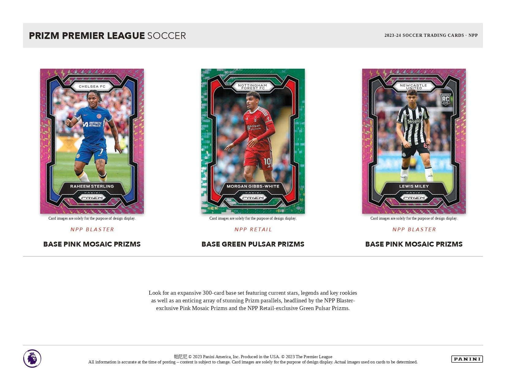 2023-24 Panini Prizm Premier League Soccer Blaster - Sports Cards Norge