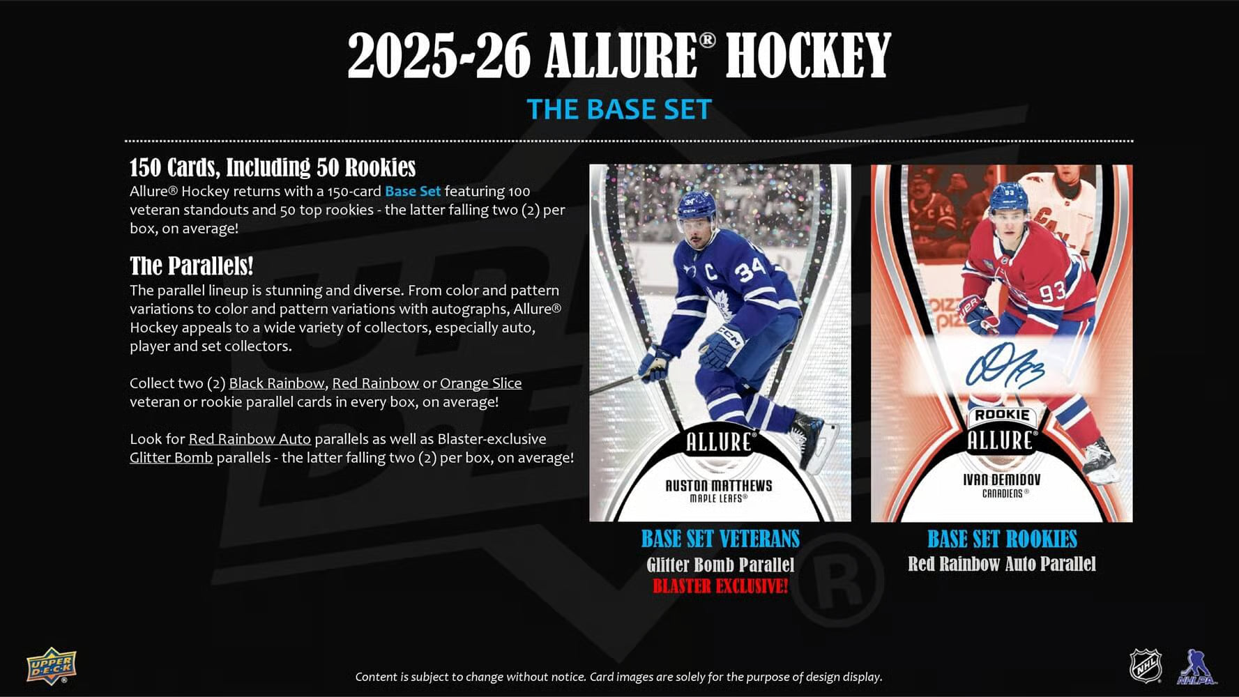 2025-26 Upper Deck NHL Allure Blaster Box - Sports Cards Norge