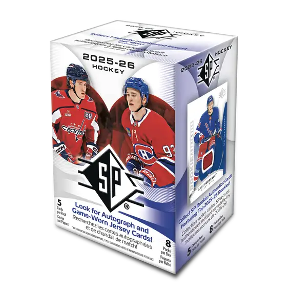 2025-26 Upper Deck SP Hockey Blaster Box - Sports Cards Norge