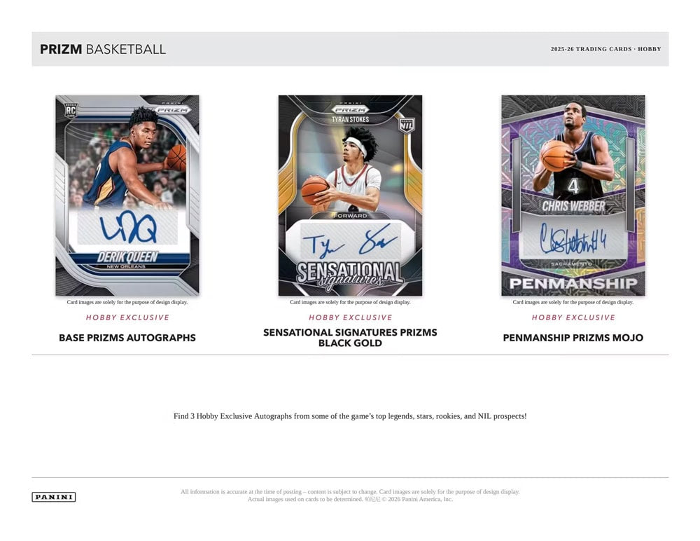 2025-26 Panini NBA Prizm - Hobby