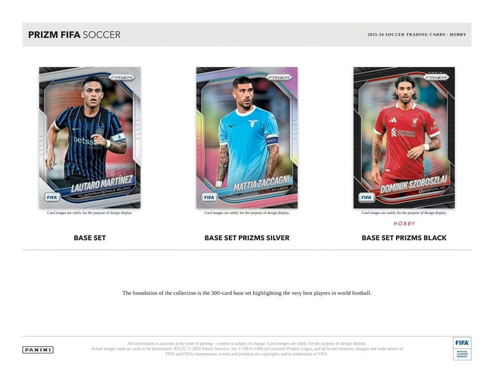 2025-26 Panini Prizm FIFA Hobby - Sports Cards Norge