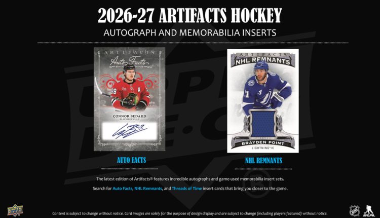 2026-27 Upper Deck NHL Artifacts Blaster