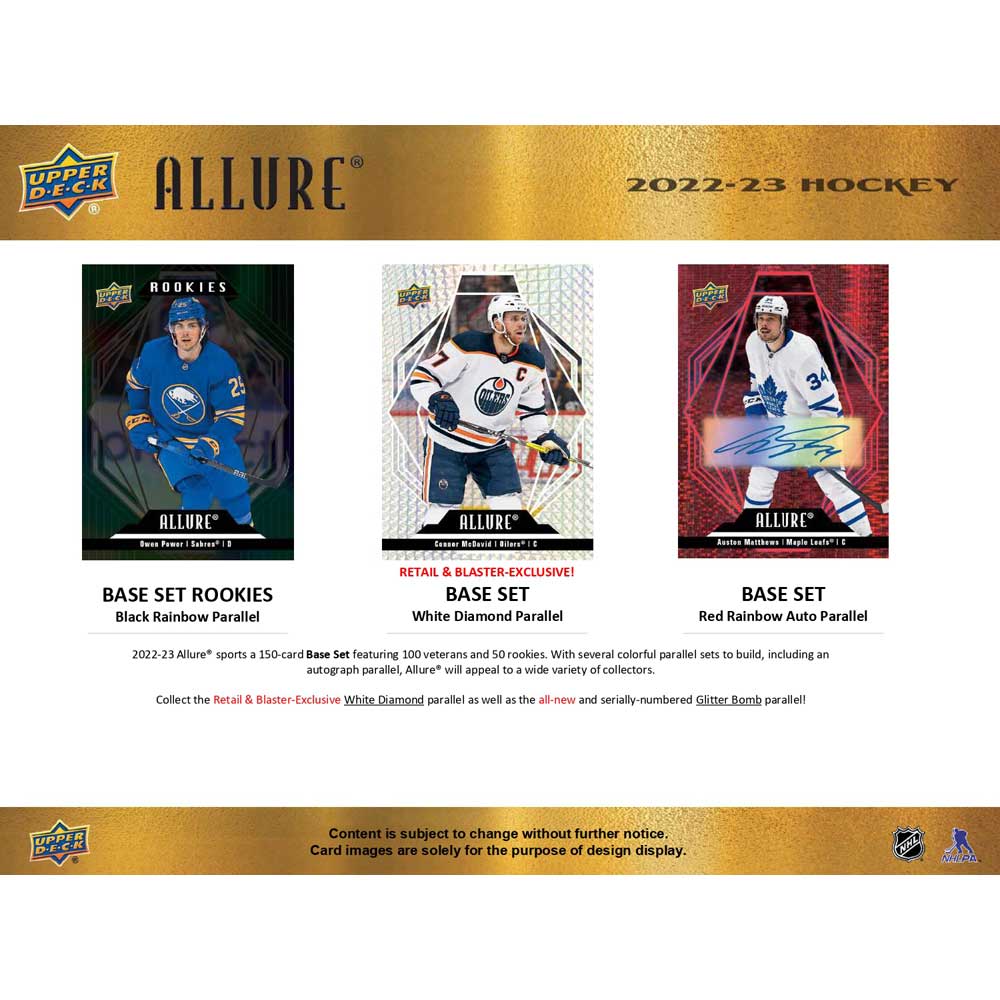 2022-23 Upper Deck NHL Allure Blaster - Sports Cards Norge