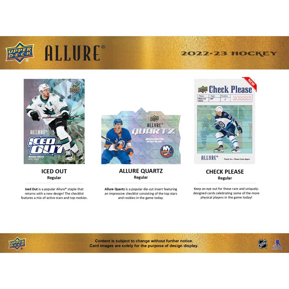 2022-23 Upper Deck NHL Allure Blaster - Sports Cards Norge