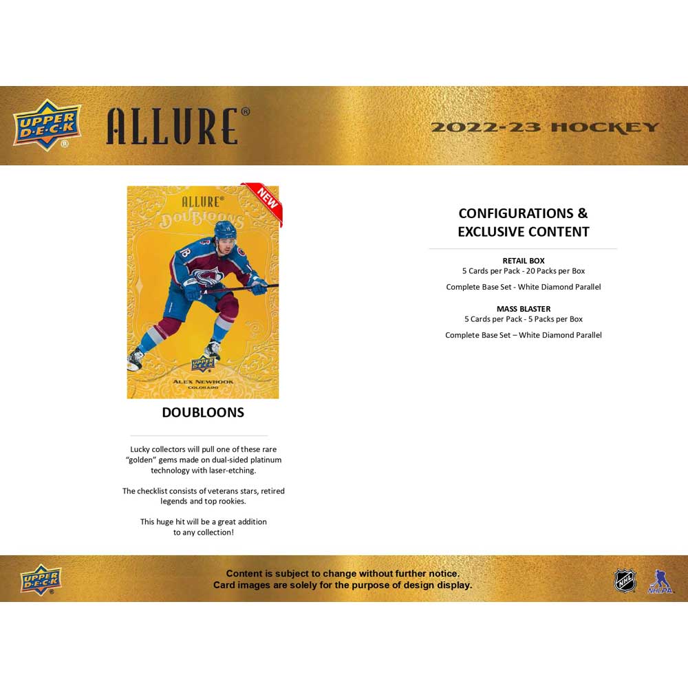 2022-23 Upper Deck NHL Allure Blaster - Sports Cards Norge