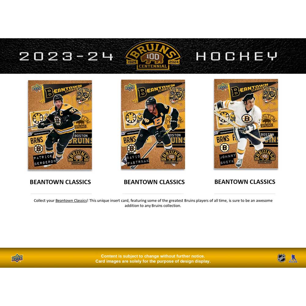2023-24 Upper Deck Boston Bruins Centennial Box Set - Sports Cards Norge