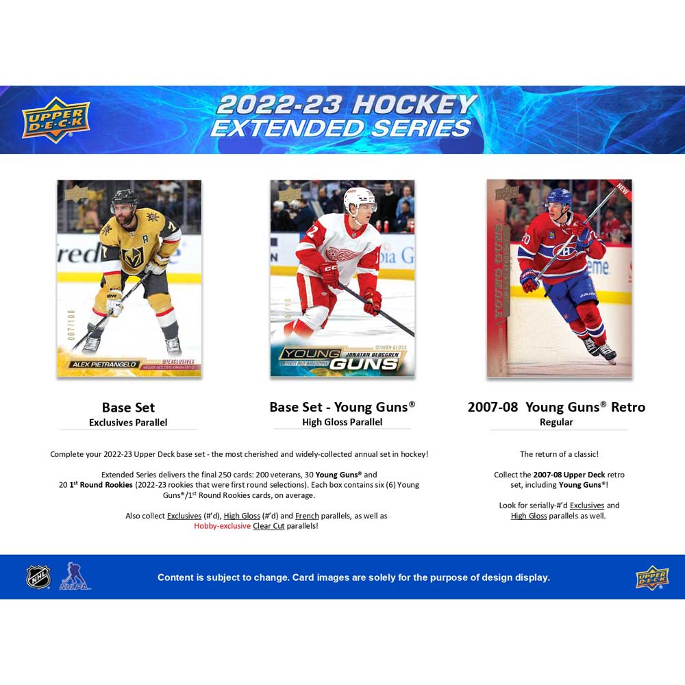 2022-23 Upper Deck Extended Series Hobby - Sports Cards Norge