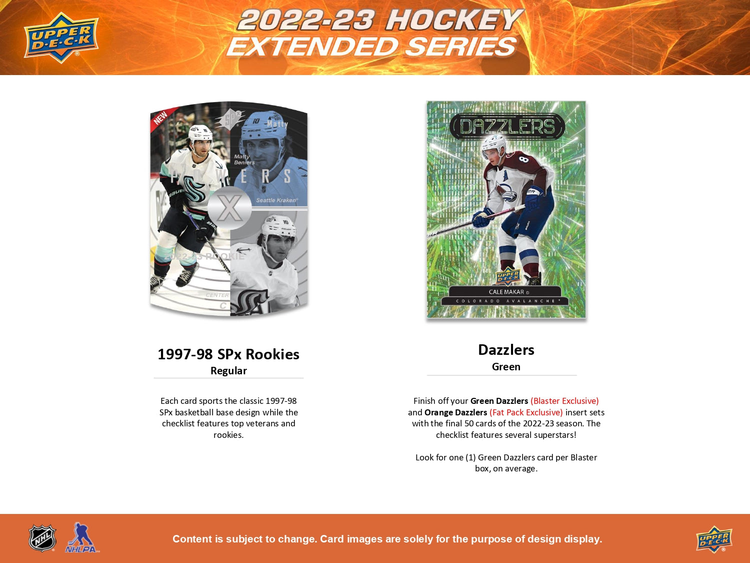 2022-23 Upper Deck Extended Series Blaster - Sports Cards Norge