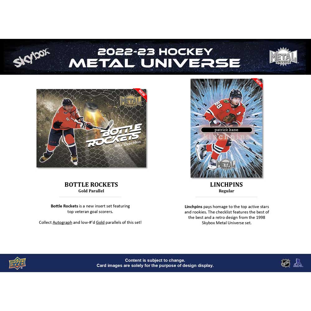 2022-23 Upper Deck NHL Skybox Metal Universe Hobby - Sports Cards Norge