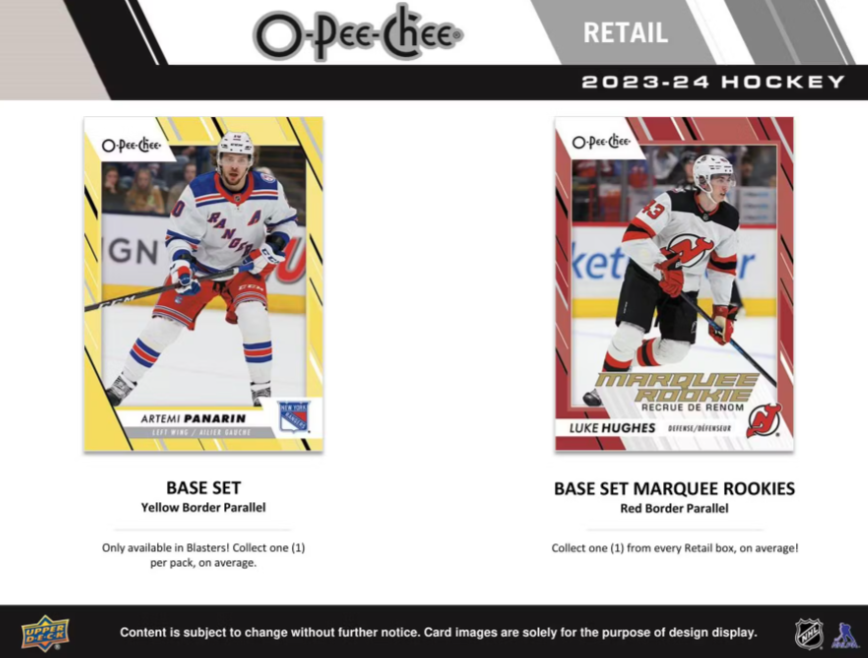 2023-24 Upper Deck NHL O-Pee-Chee Blaster Box - Sports Cards Norge