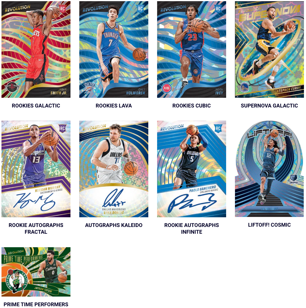 2022-23 Panini Revolution Basketball Hobby - Sports Cards Norge