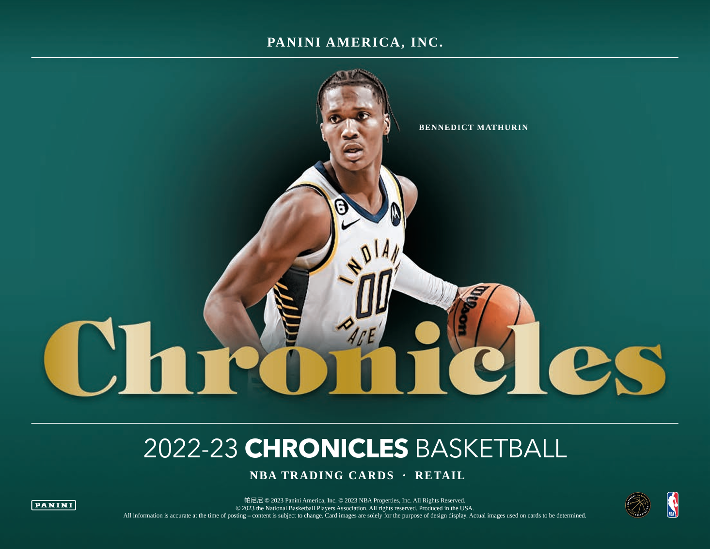 2022-23 Chronicles Basketball Fat Pack - Sports Cards Norge