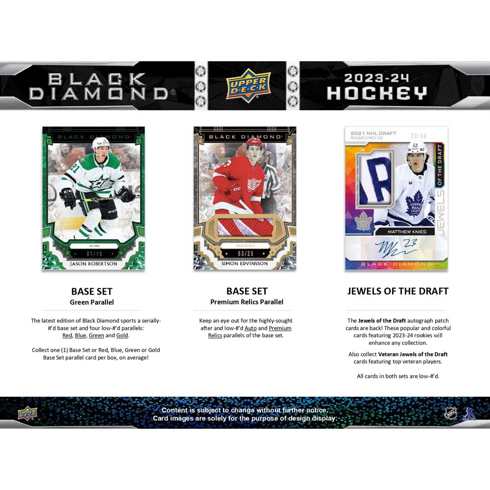 2023-24 Upper Deck NHL Black Diamond Hobby - Sports Cards Norge