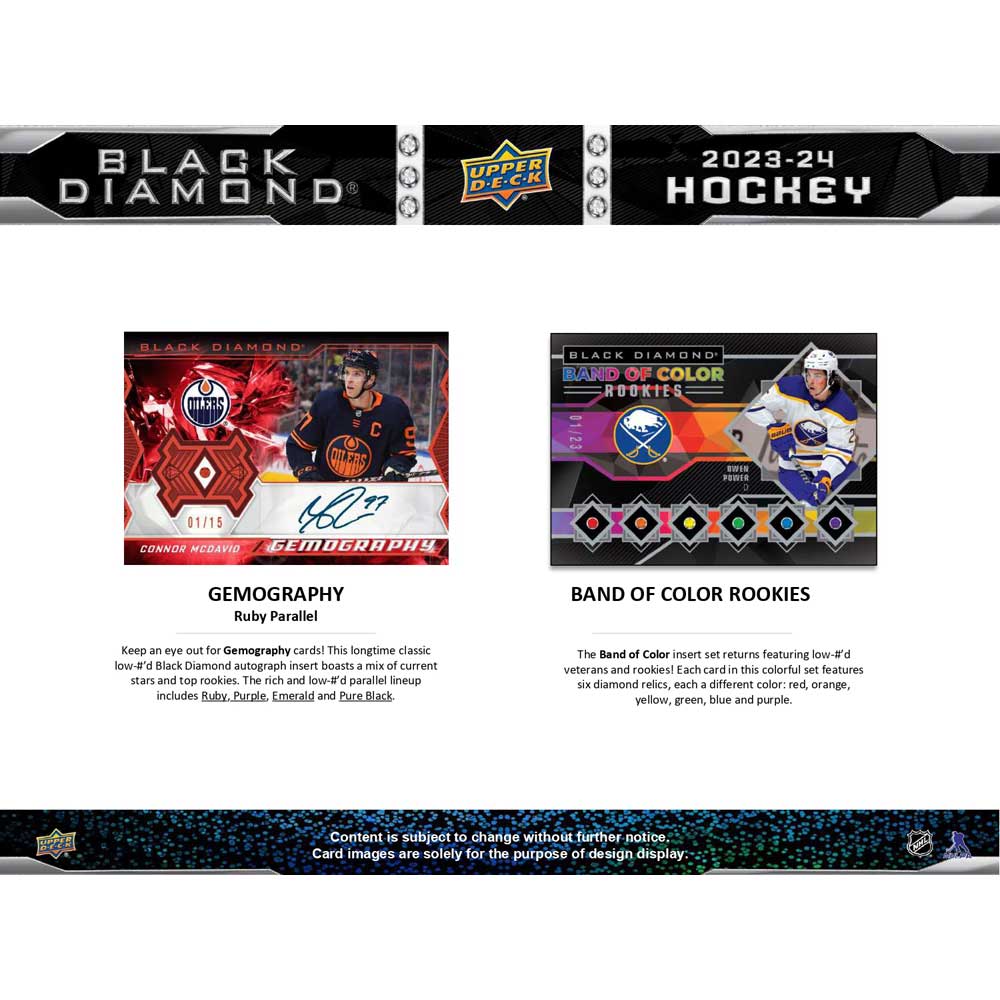 2023-24 Upper Deck NHL Black Diamond Hobby - Sports Cards Norge