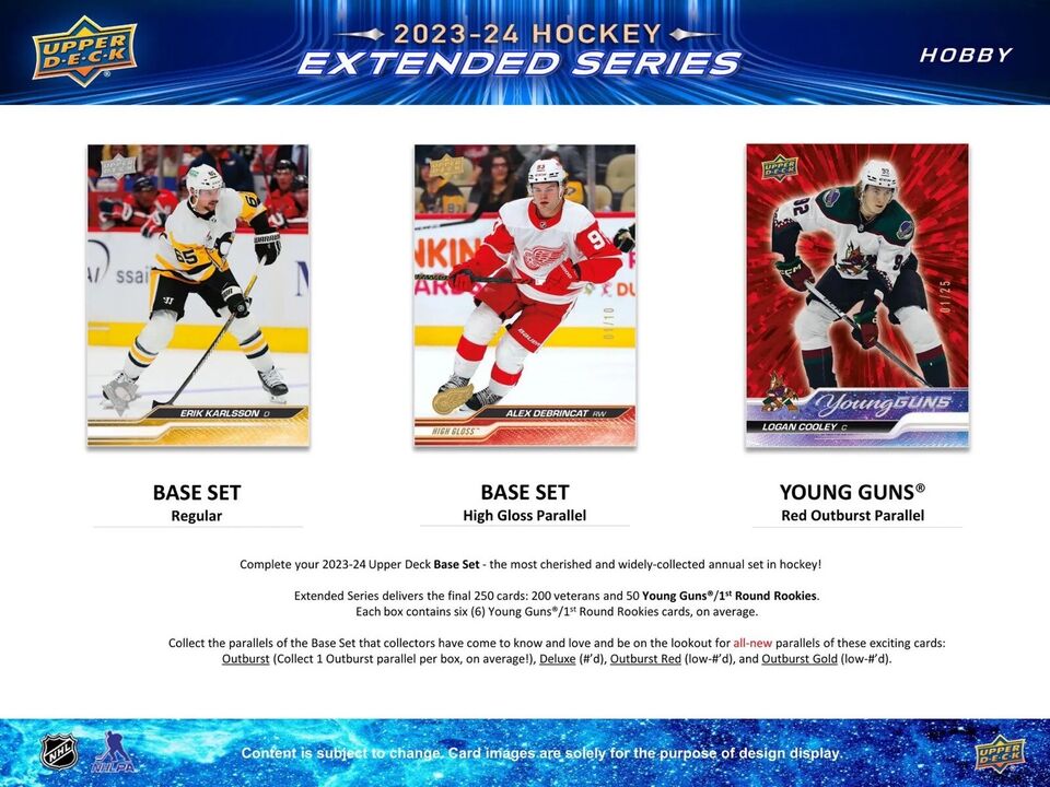 2023-24 Upper Deck NHL Extended Series Hobby - Sports Cards Norge