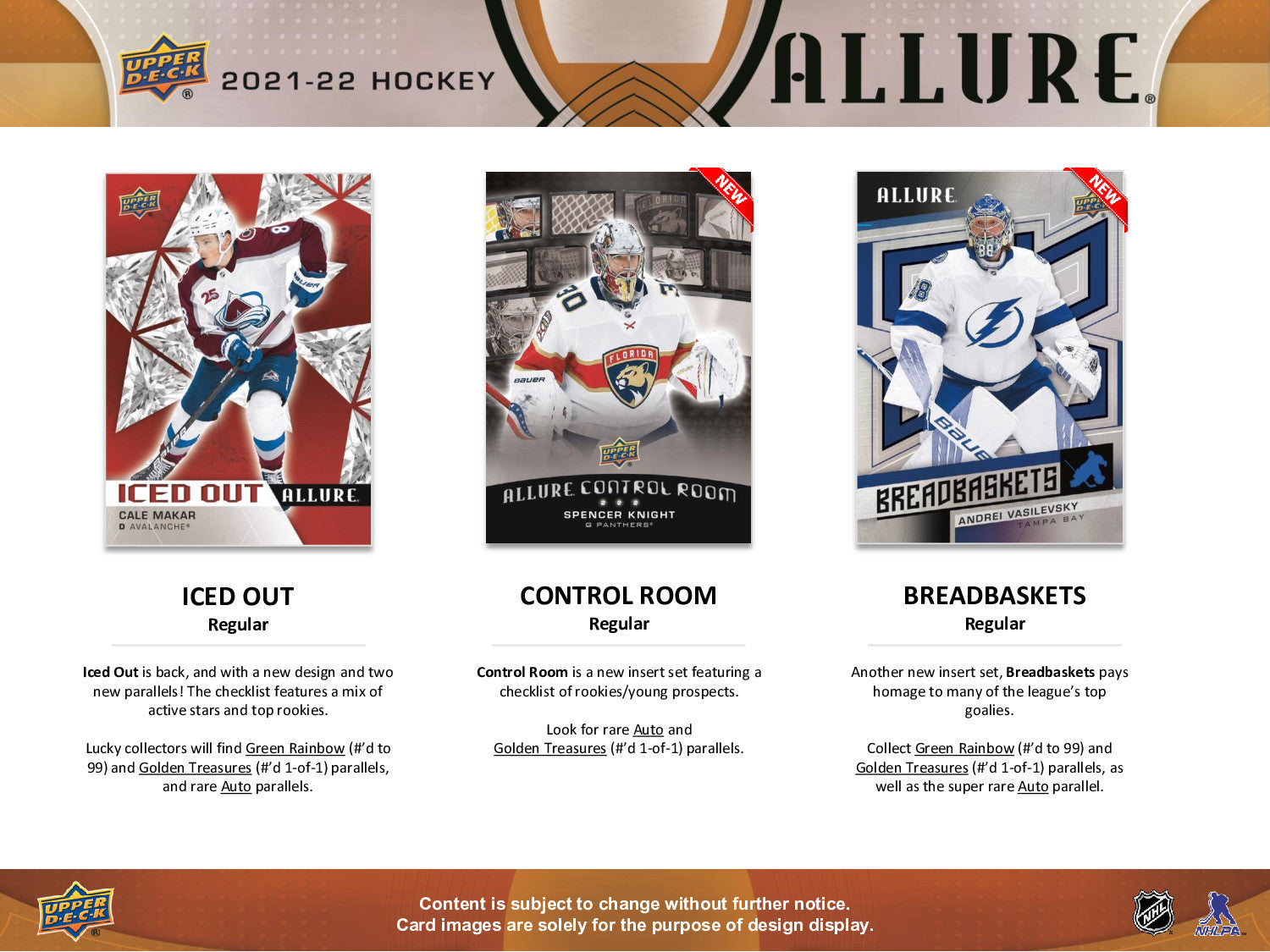 2021-22 Upper Deck NHL Allure Hobby - Sports Cards Norge