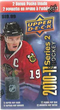 2010-11 Upper Deck Series 2 Hockey Blaster Box - Sports Cards Norge