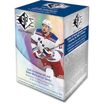 2020-21 Upper Deck NHL SP Blaster Box - Sports Cards Norge