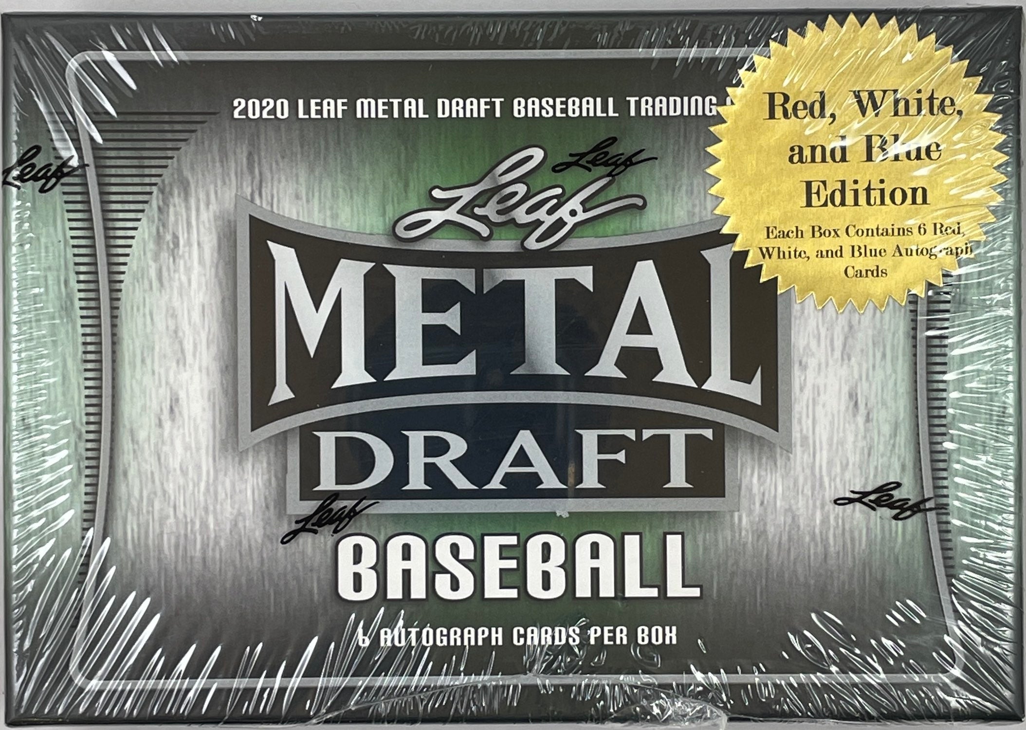 2020 Leaf Metal Draft Baseball Red, White and Blue Edition - Sports Cards Norge