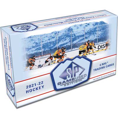 2021-22 Upper Deck NHL SP Game-Used Hobby Box - Sports Cards Norge