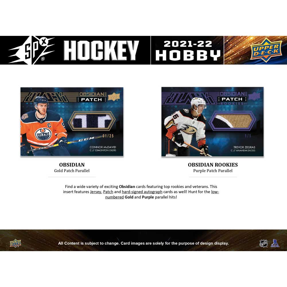 2021-22 Upper Deck NHL SPx Hobby - Sports Cards Norge