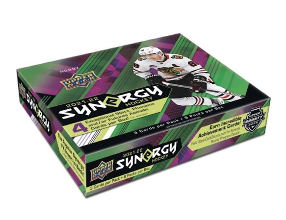 2021-22 Upper Deck NHL Synergy Hobby Box - Sports Cards Norge