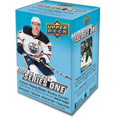 2022-23 Upper Deck NHL Series 1 Blaster Box - Sports Cards Norge