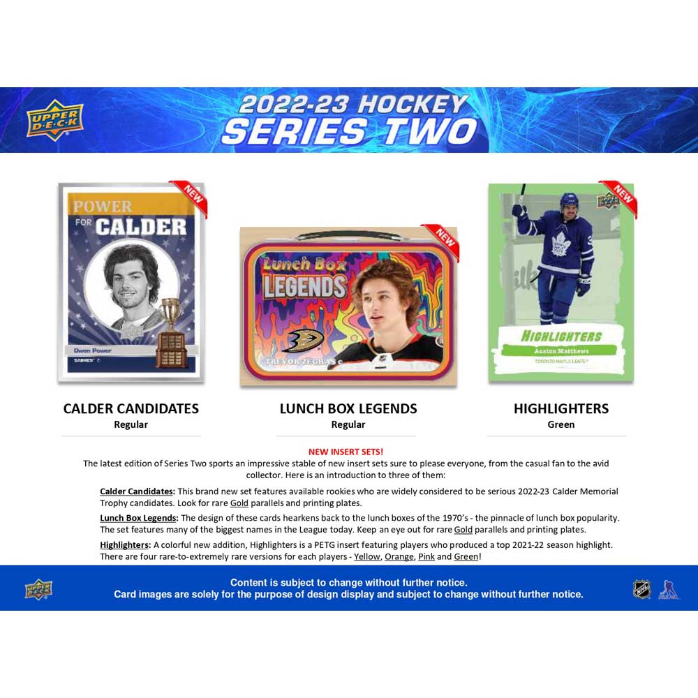 2022-23 Upper Deck NHL Series 2 Hobby - Sports Cards Norge