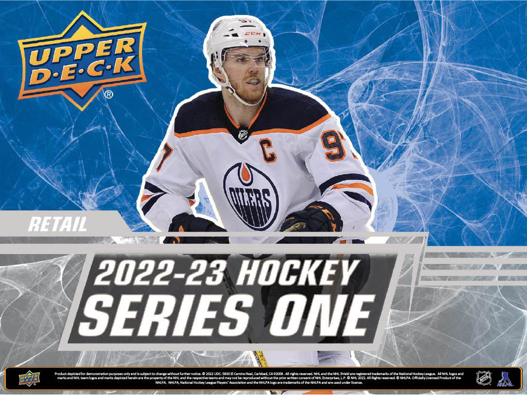 2022-23 Upper Deck NHL Series 1 Blaster Box - Sports Cards Norge