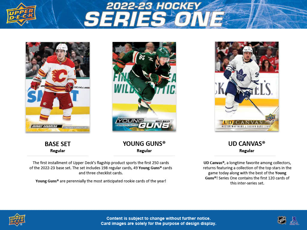 2022-23 Upper Deck NHL Series 1 Blaster Box - Sports Cards Norge